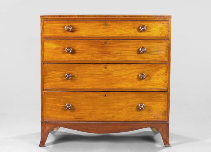 Regency-Style Mahogany Chest, 