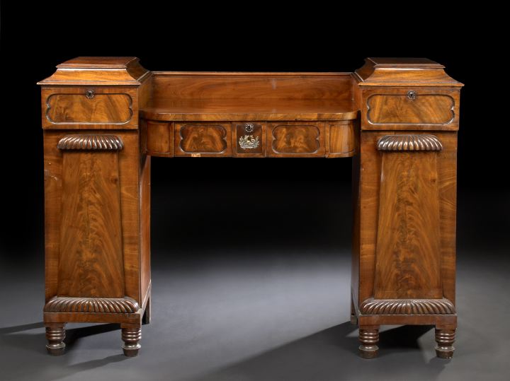 William IV Mahogany Pedestal Sideboard  3a5e8e