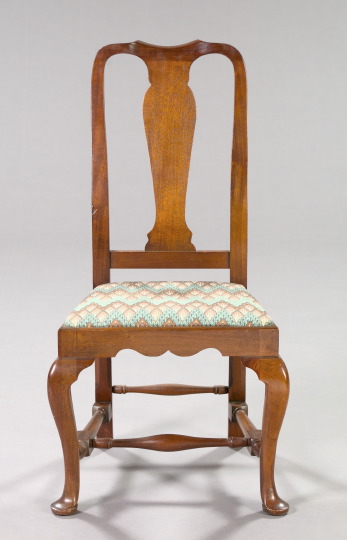 Queen Anne Style Mahogany Sidechair  3a5ec5