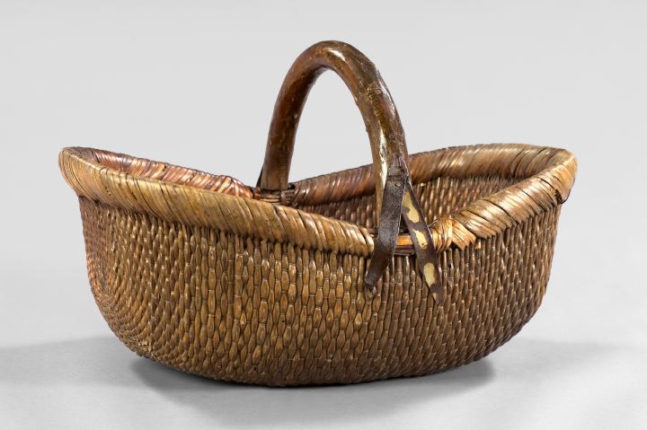 Large Provincial Woven Reed, Bentwood