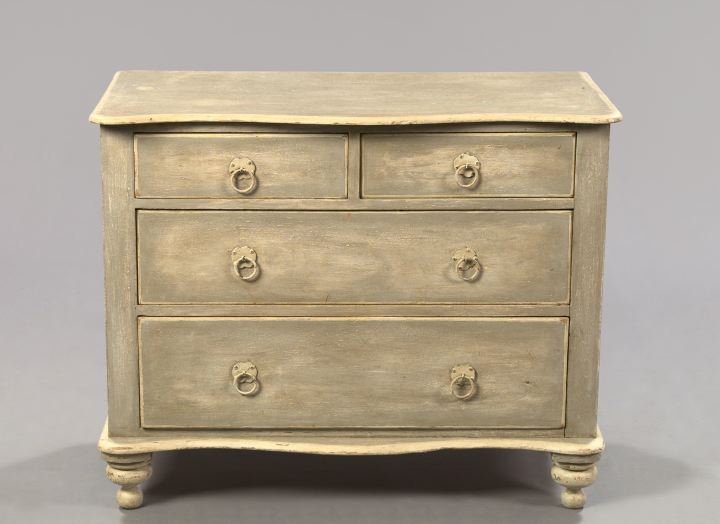 Continental Polychromed Commode,