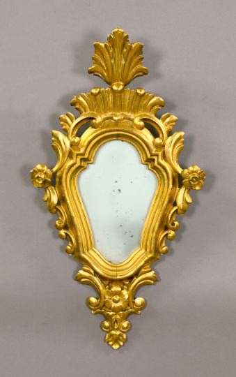 Italian Carved Giltwood Cartouche Form 3a5f4c