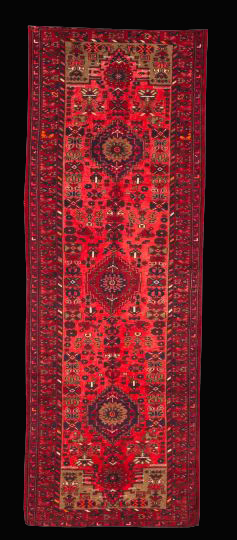 Semi Antique Persian Nahavand Runner  3a5fa9