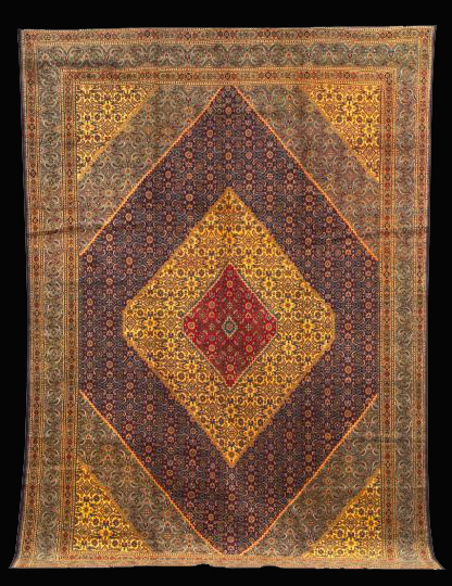 Persian Bidjar Carpet,  8\' 10\"