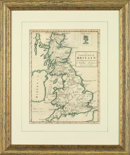 Ptolemy\'s Rectified Map of Britain,