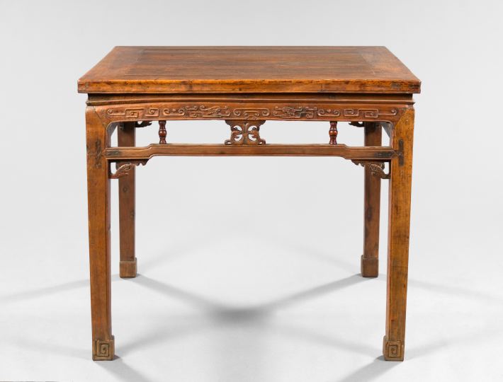 Chinese Hardwood Center Table  3a5fb5