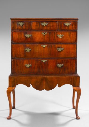 Queen Anne Banded Mahogany Chest