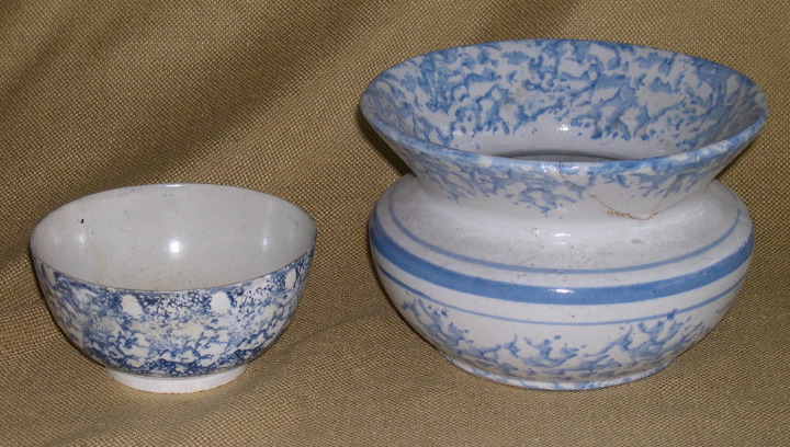 Two Pieces of Stoneware,  consisting