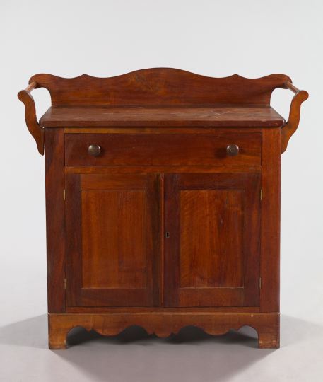 American Cottage-Style Walnut Washstand,