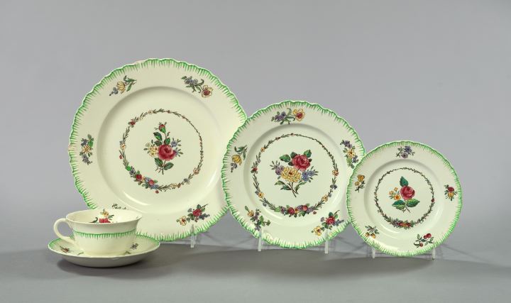 Fifty-Seven-Piece Wedgwood Green