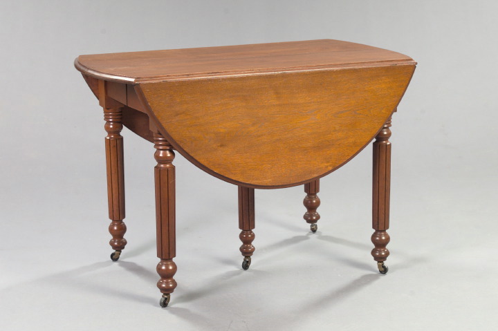 American Victorian Walnut Drop-Leaf