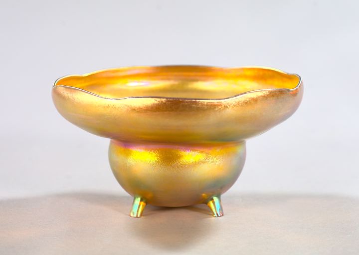L C Tiffany Gold Iridized Favrile 3a6072