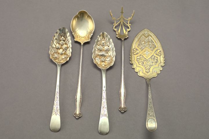 Five-Piece Group of Sterling Silver