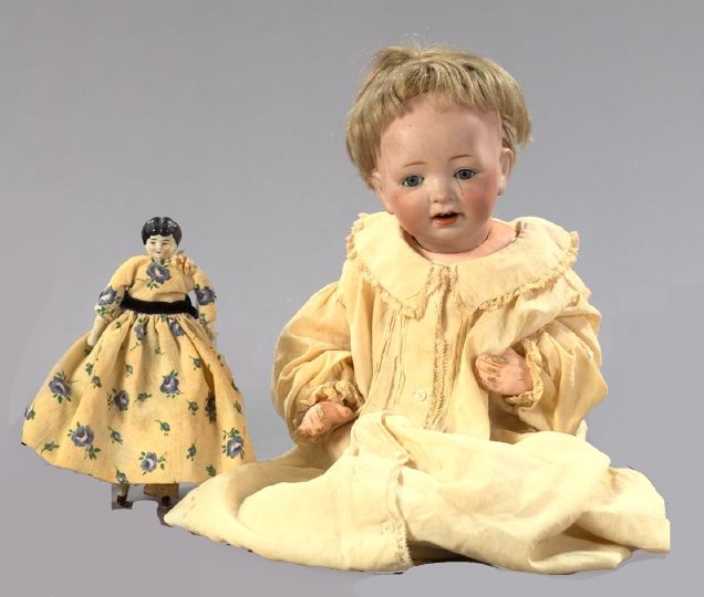 Two China Dolls,  one an antique