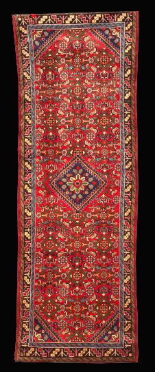 Semi Antique Persian Mahal Runner  3a60d5