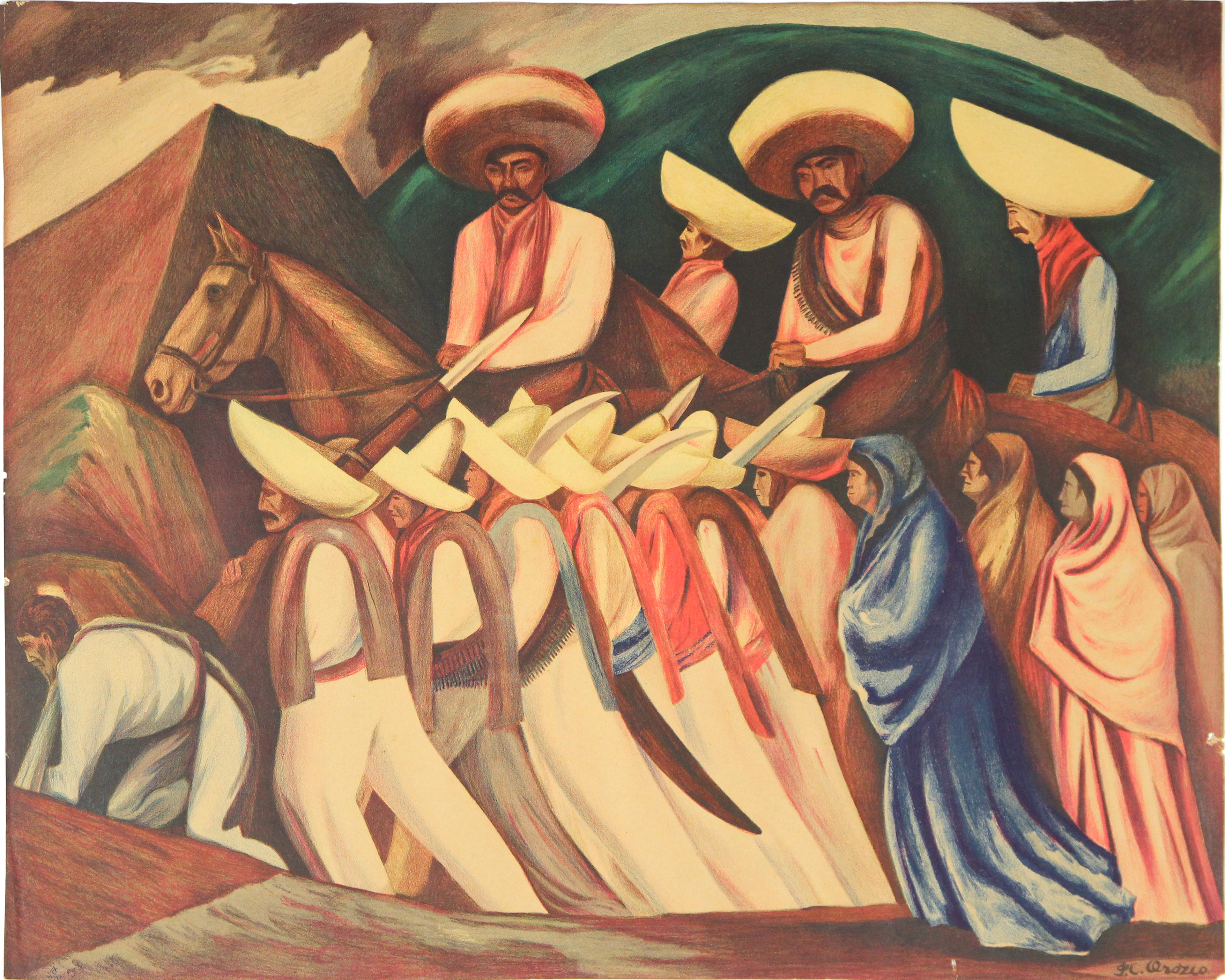 PRINT, JOSE CLEMENTE OROZCO Jose Clemente