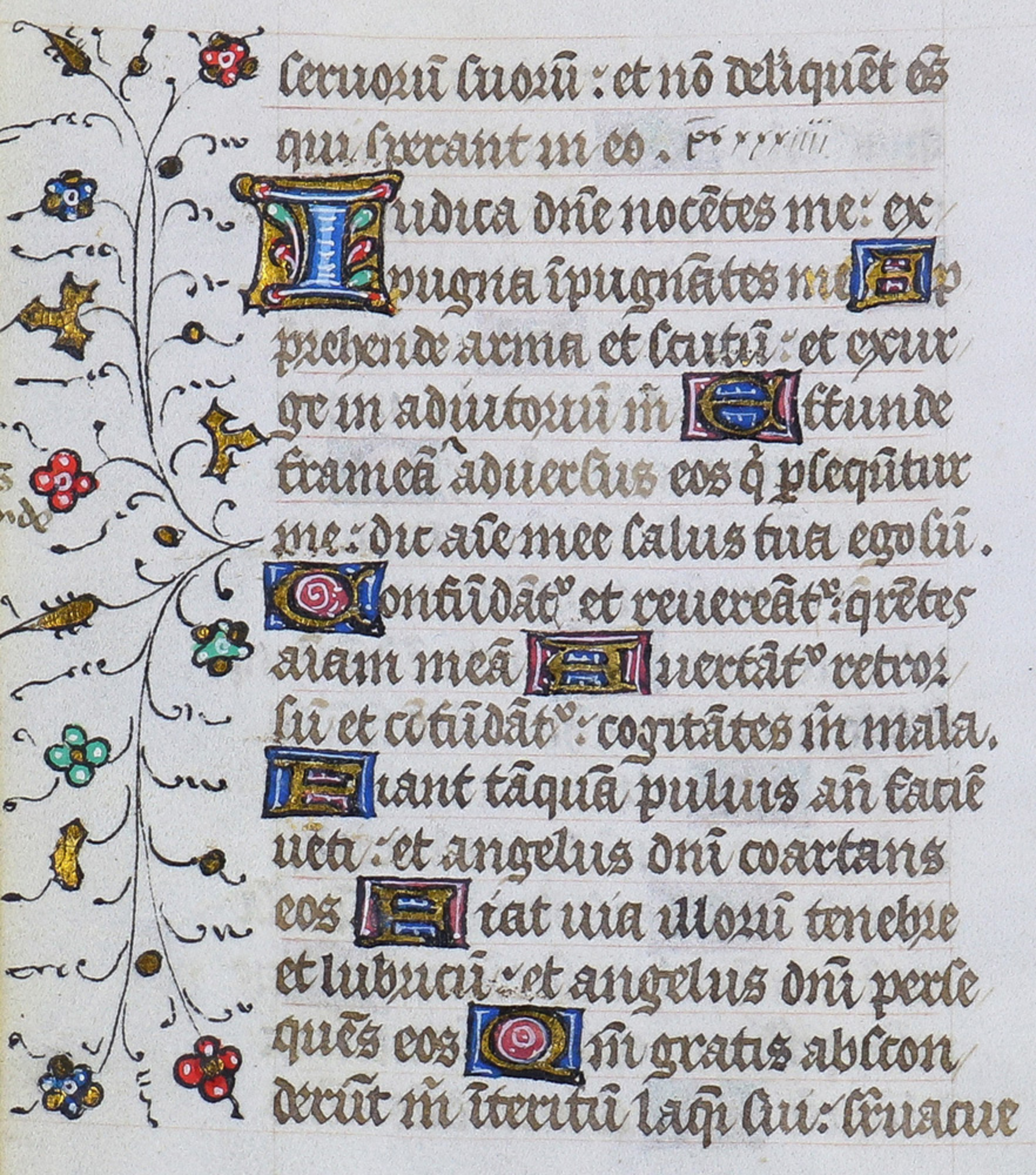 15TH/16H C ILLUMINATED MANUSCRIPT PAGE