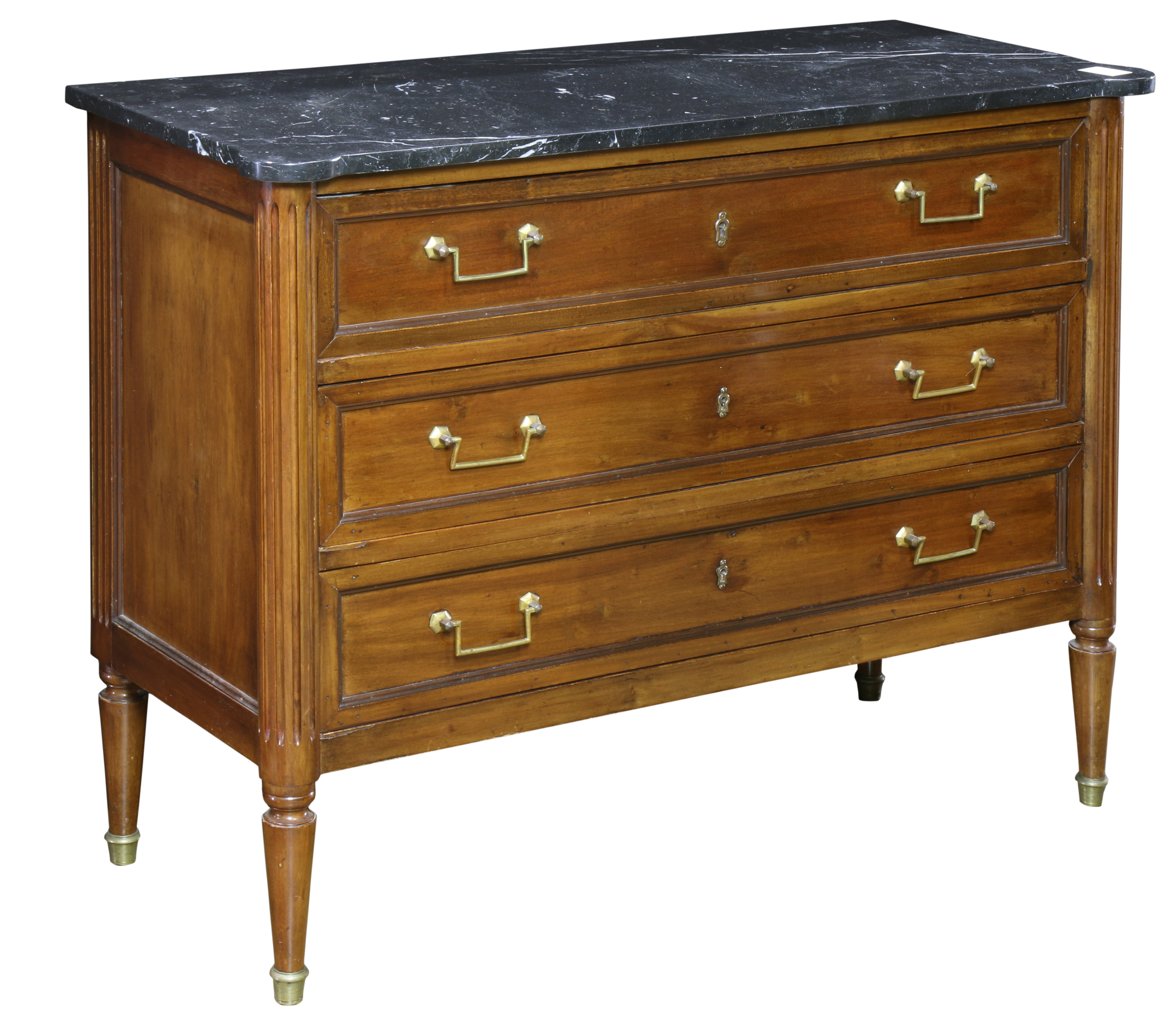 NEOCLASSICAL STYLE MARBLE TOP CHEST 3a6292
