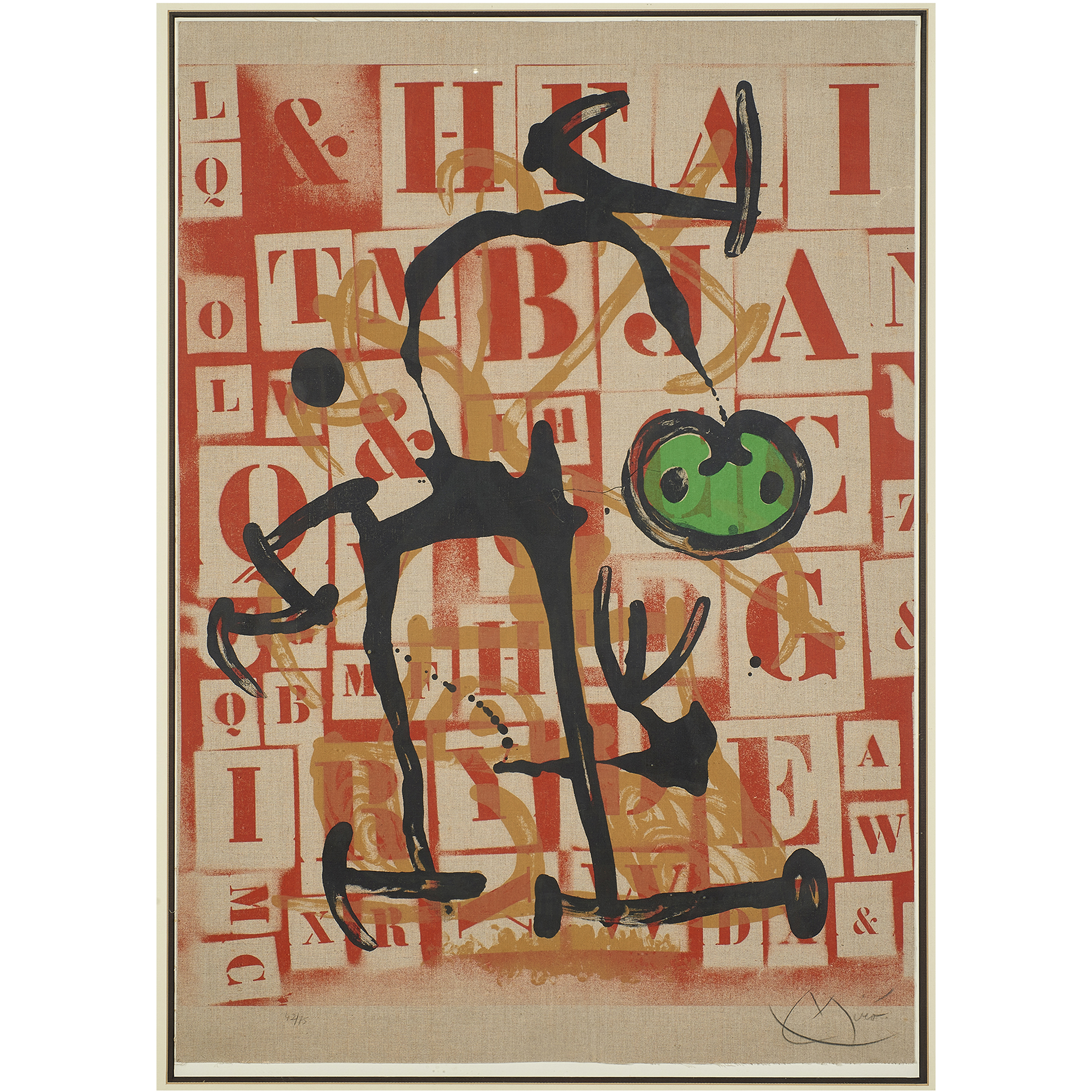 PRINT JOAN MIRO Joan Miro Spanish  3a6479