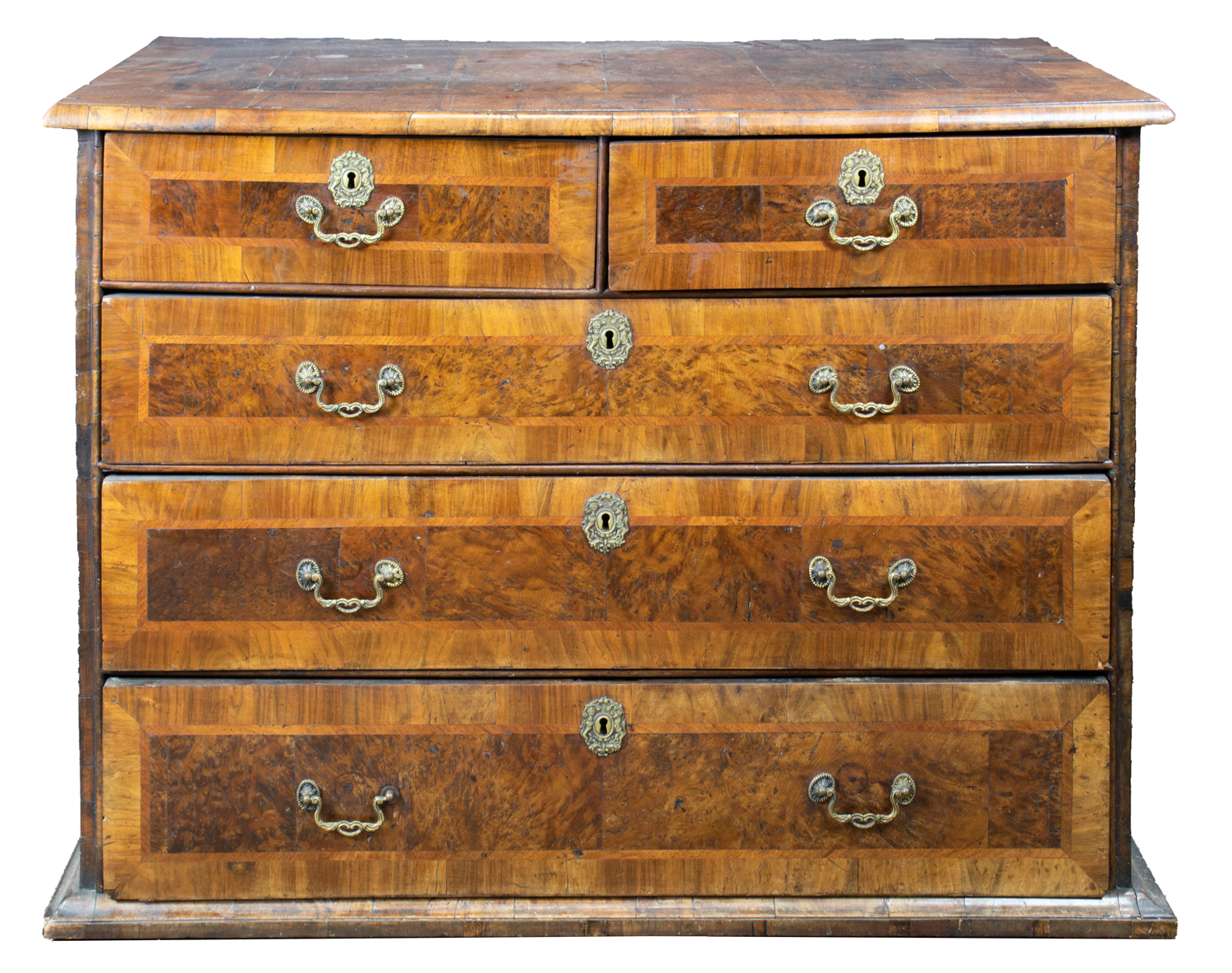 A CONTINENTAL INLAID CHEST A Continental 3a64ff