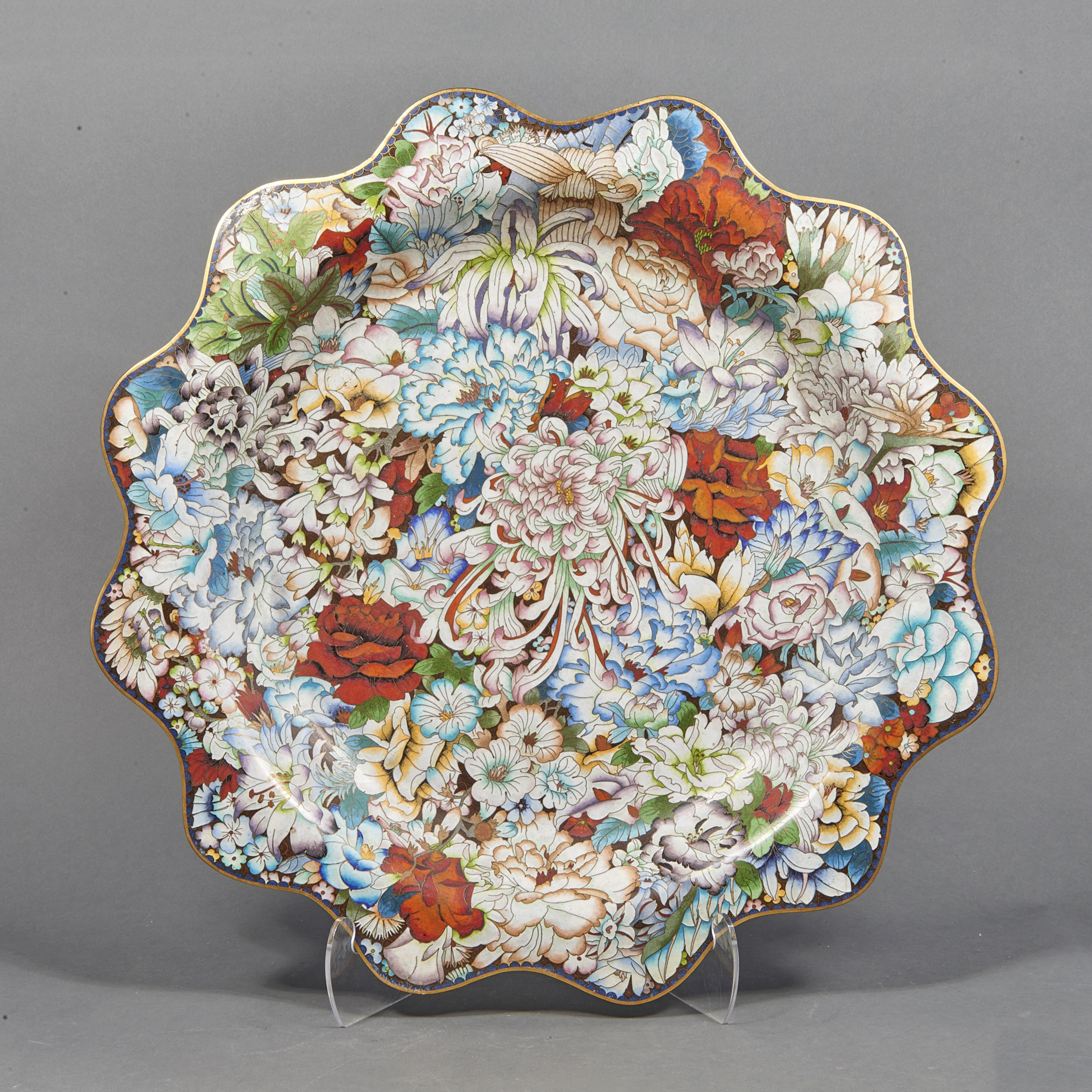 MASSIVE CHINESE CLOISONNE ENAMEL 3a6584