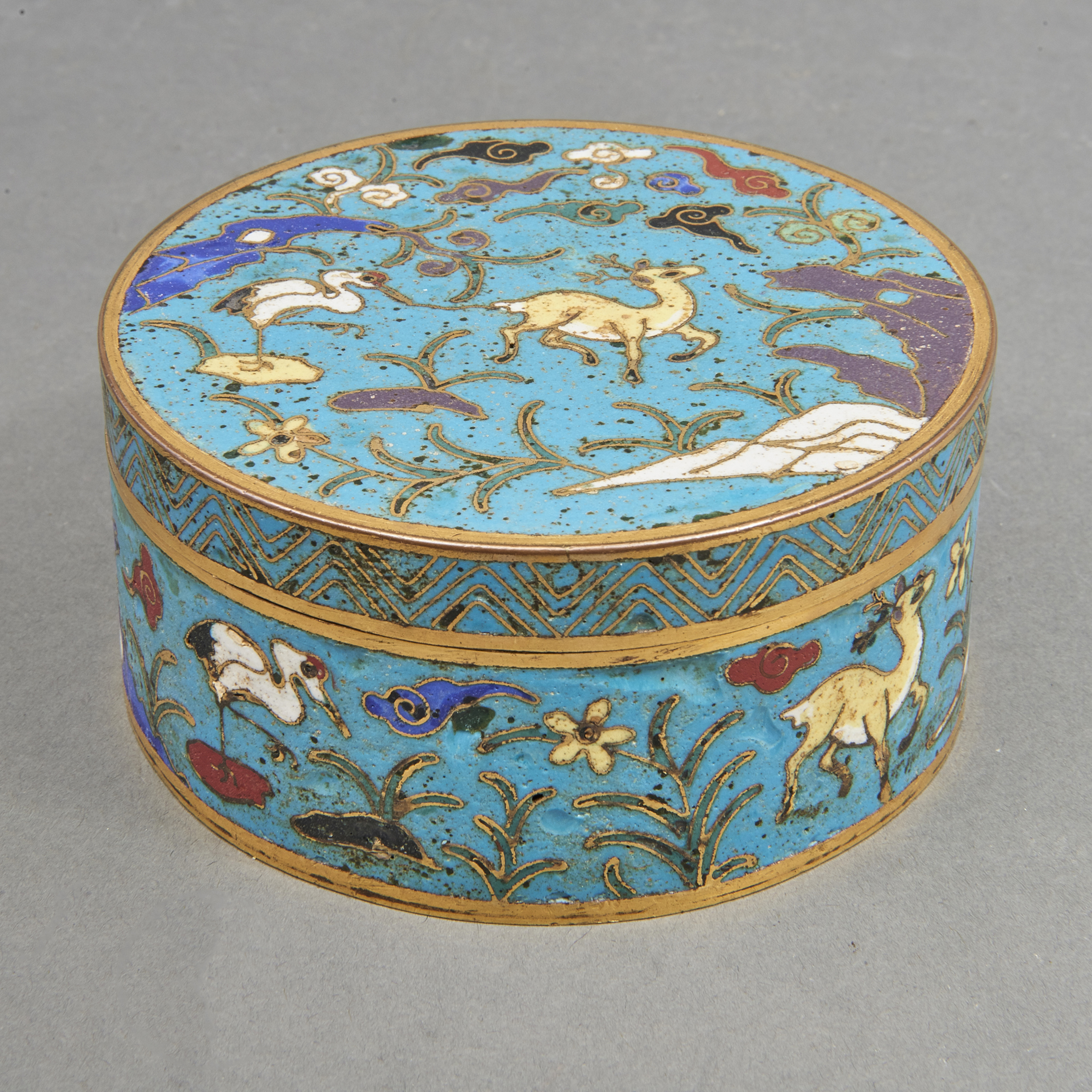 CHINESE CLOISONNE ENAMEL CIRCULAR 3a6580