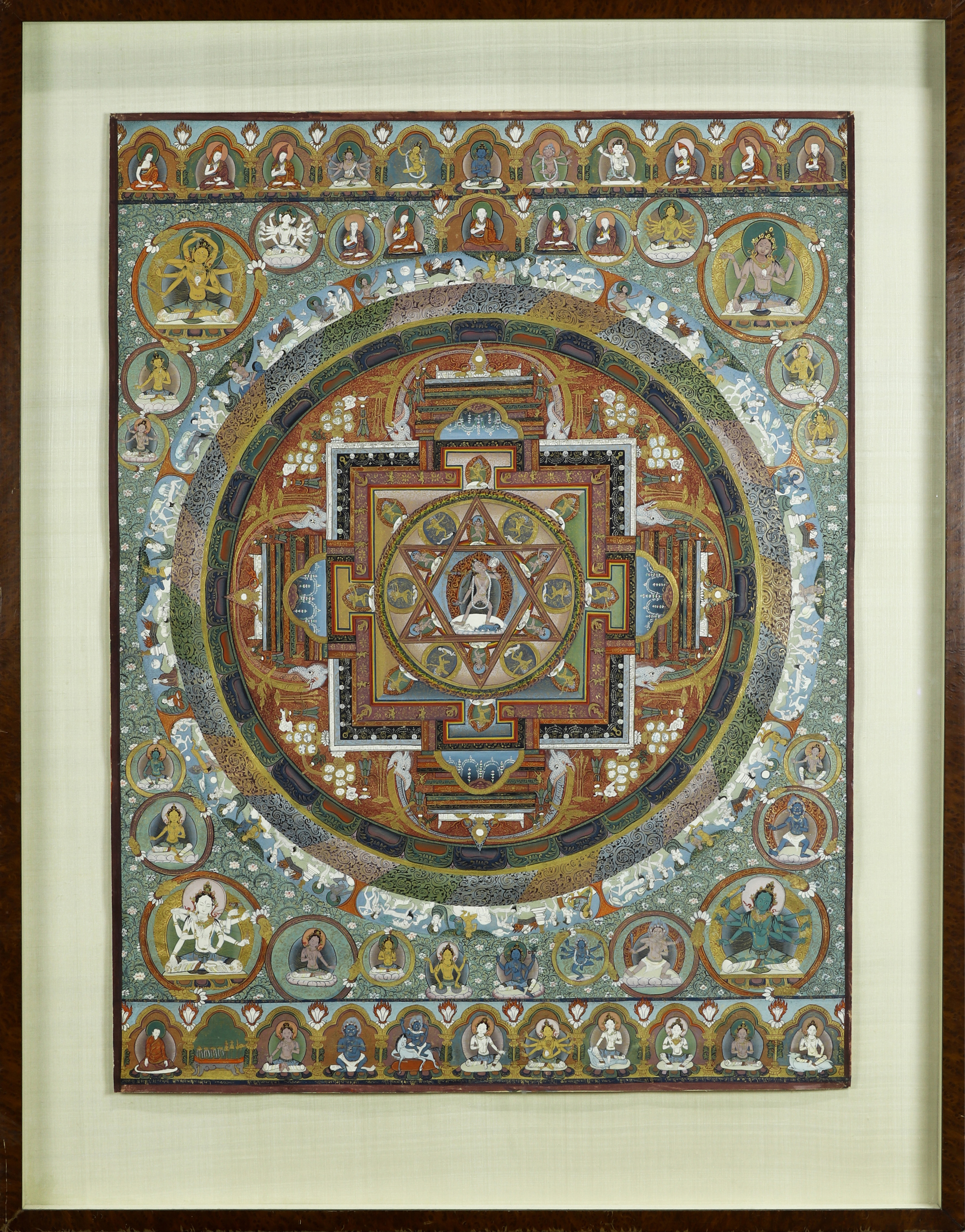 TIBETAN MANDALA THANGKA OF VAJRAYOGINI 3a658d