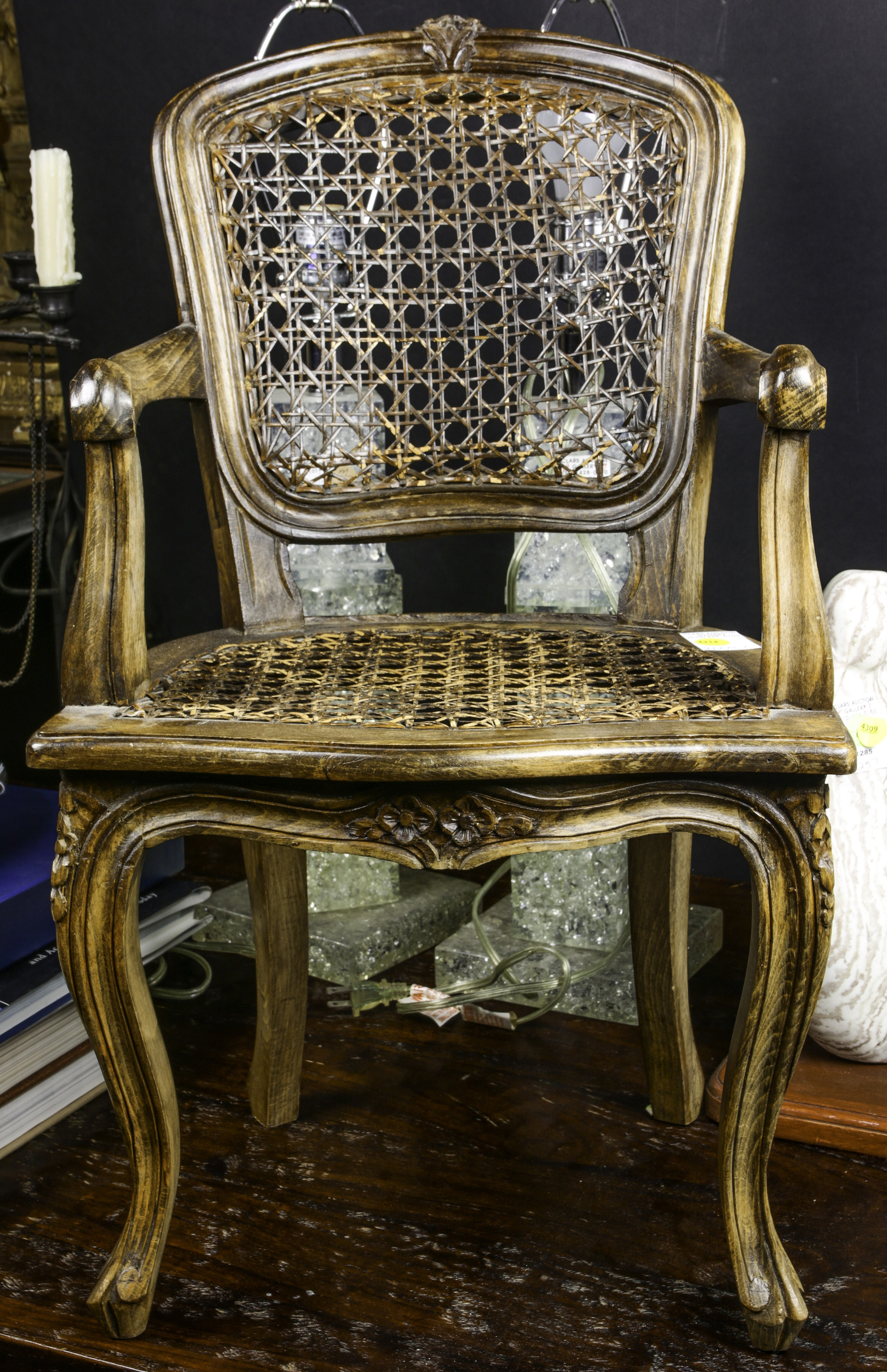 MINIATURE LOUIS XV STYLE FAUTEUIL