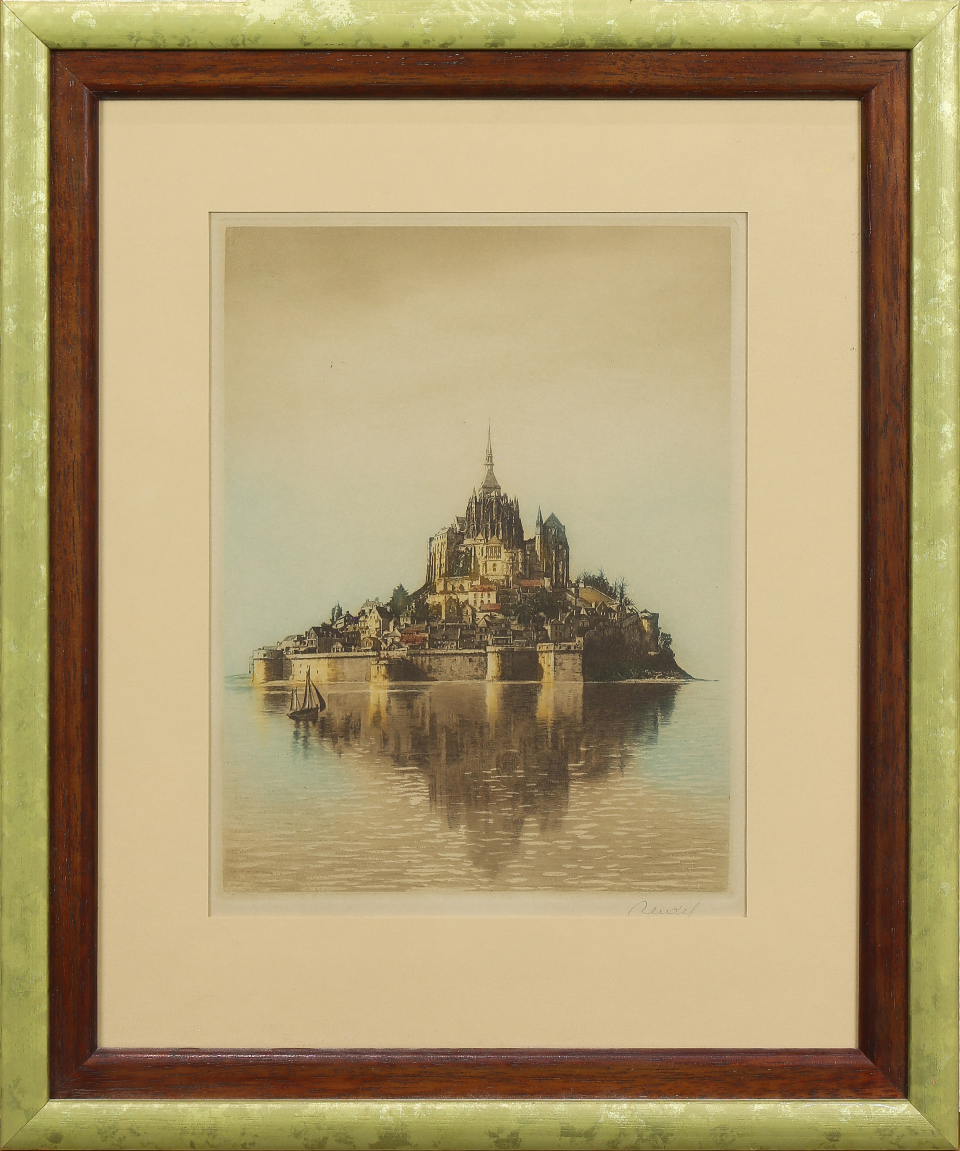 PRINT MONT SAINT MICHEL Mont Saint Michel  3a6701