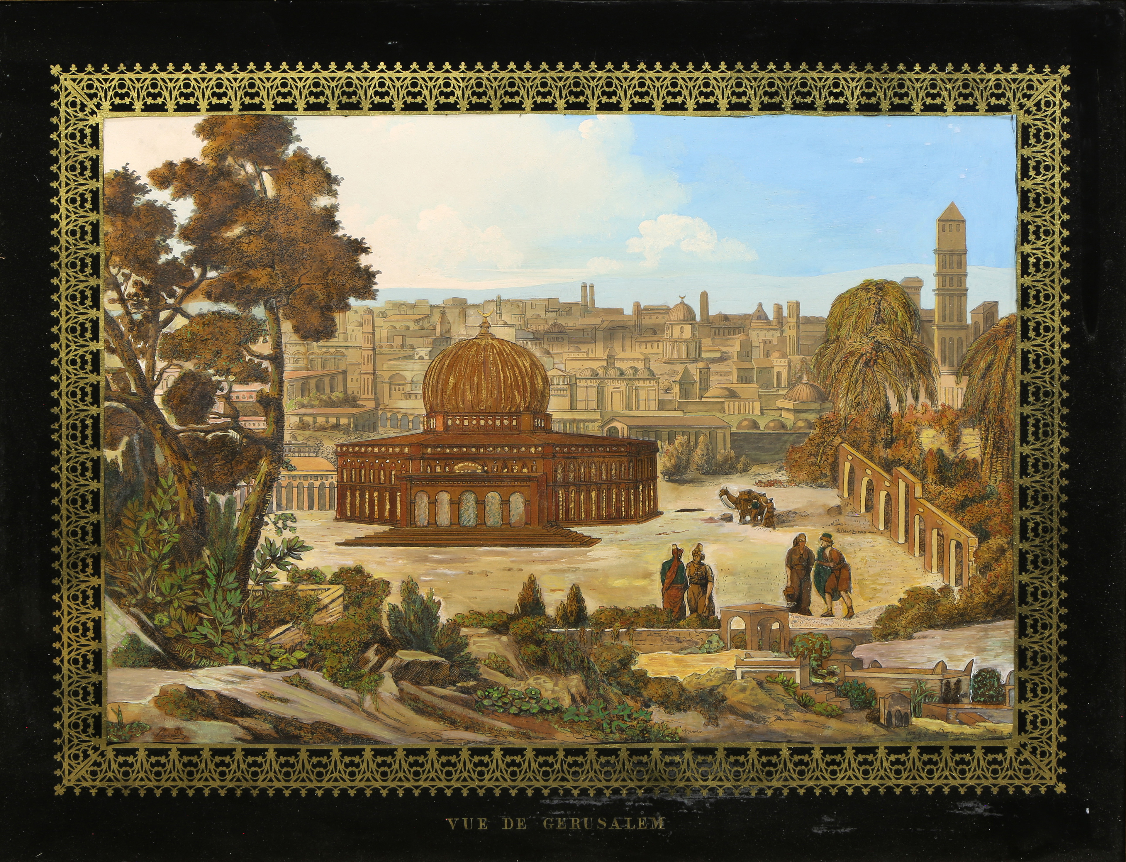 MIXED MEDIA VIEW OF JERUSALEM 3a673f