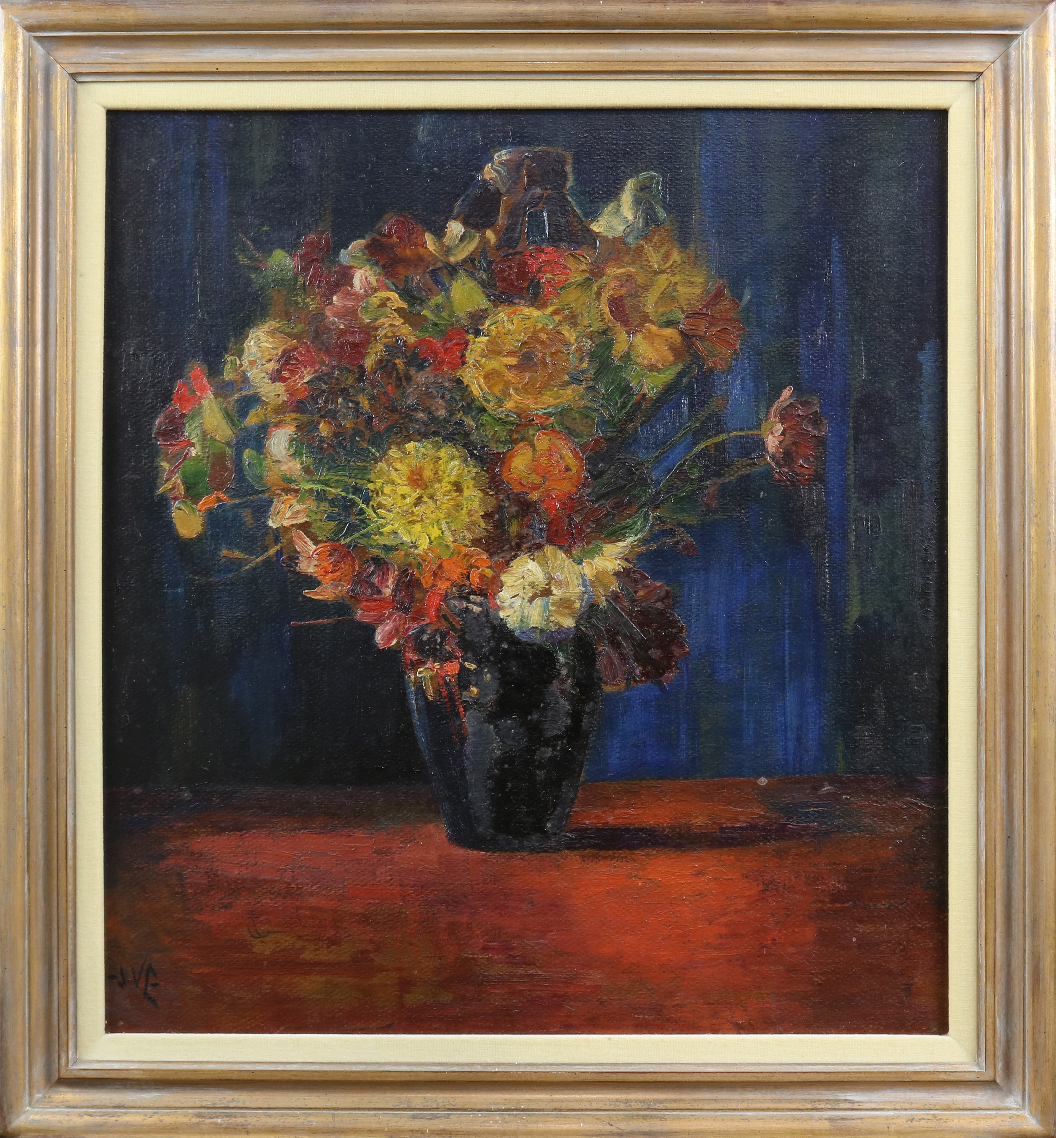 PAINTING, STILL LIFE WITH FLOWERS