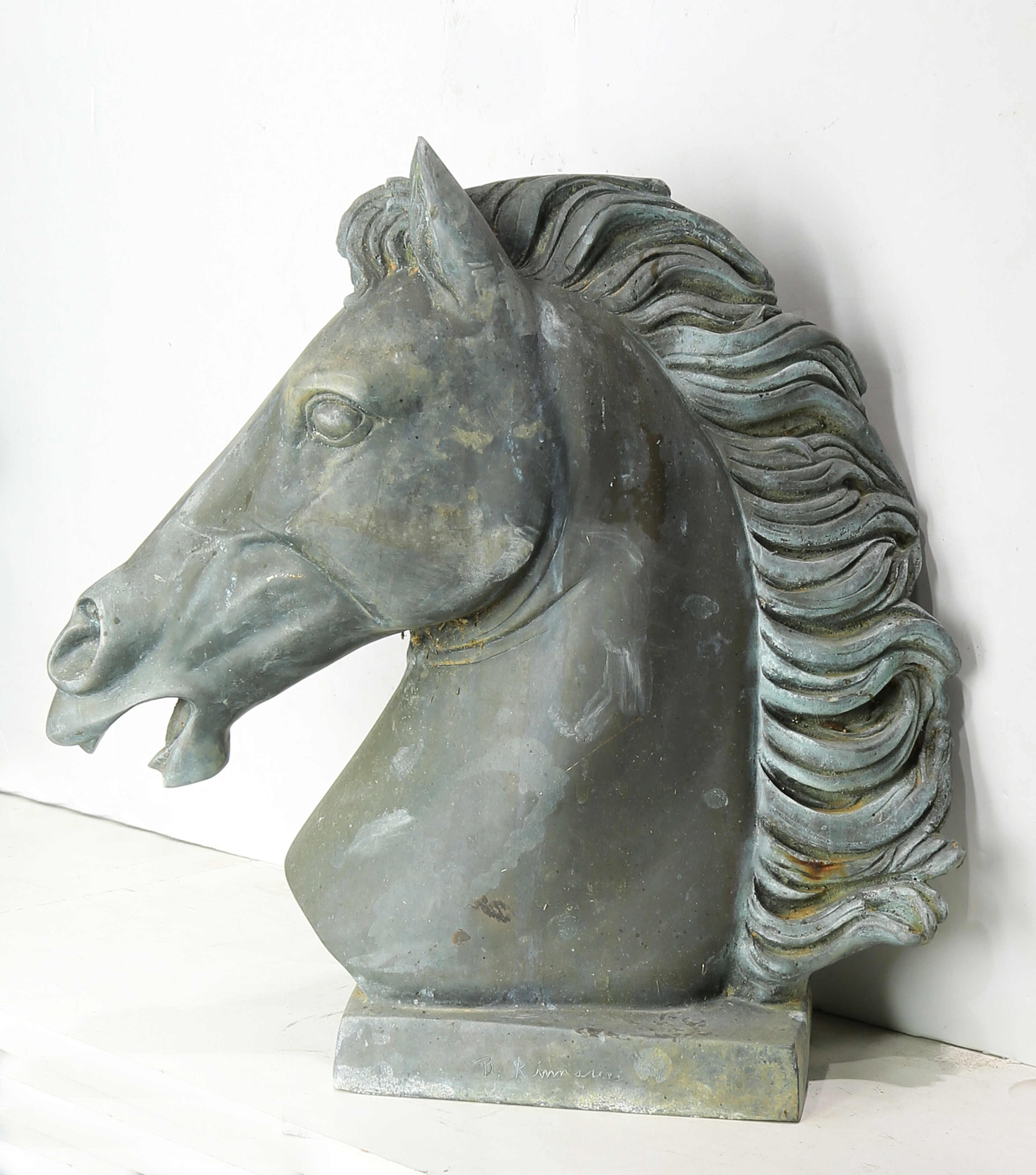 SCULPTURE, HORSE'S HEAD Horse's