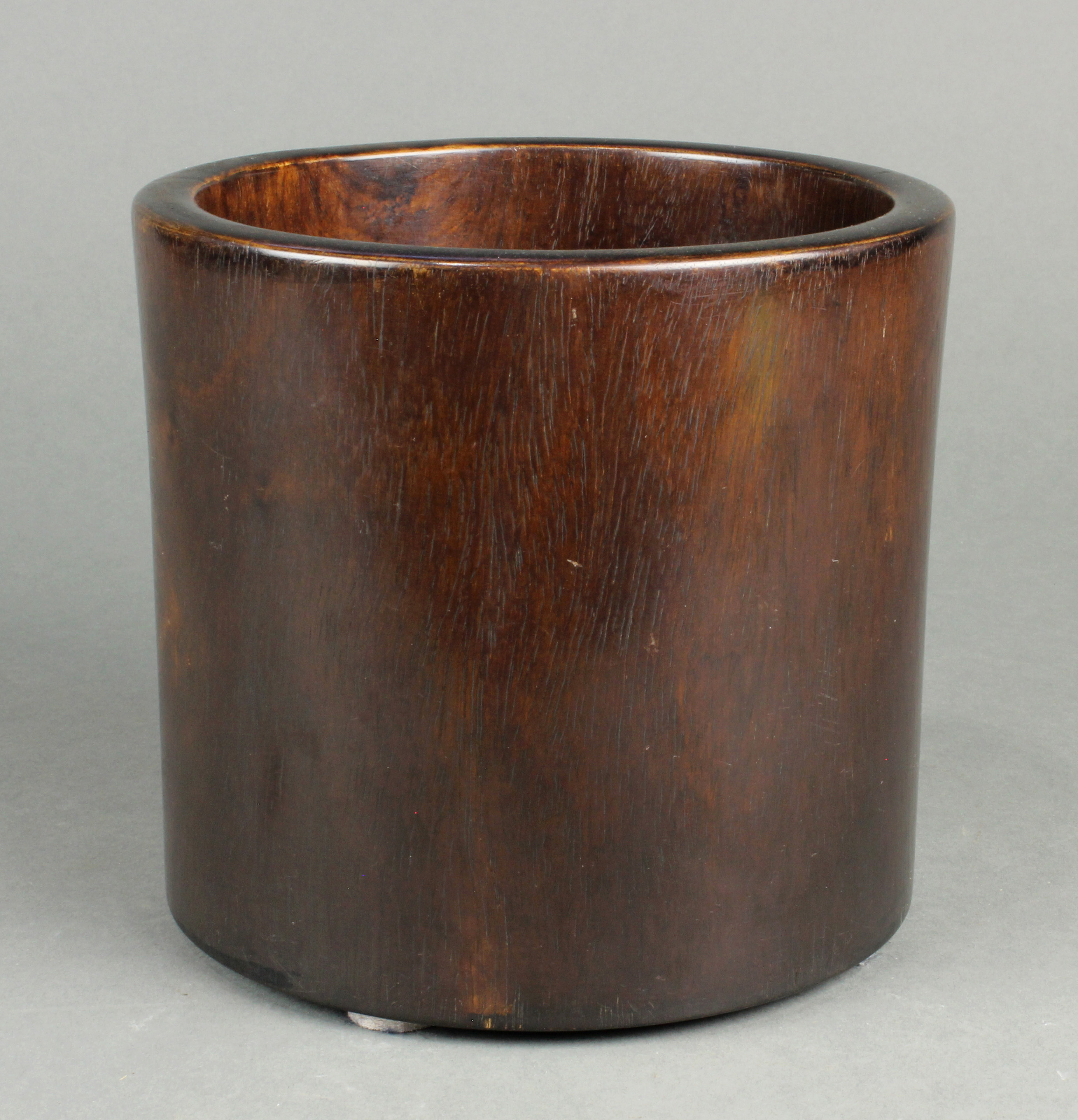 CHINESE HARDWOOD BRUSH POT Chinese 3a67ad