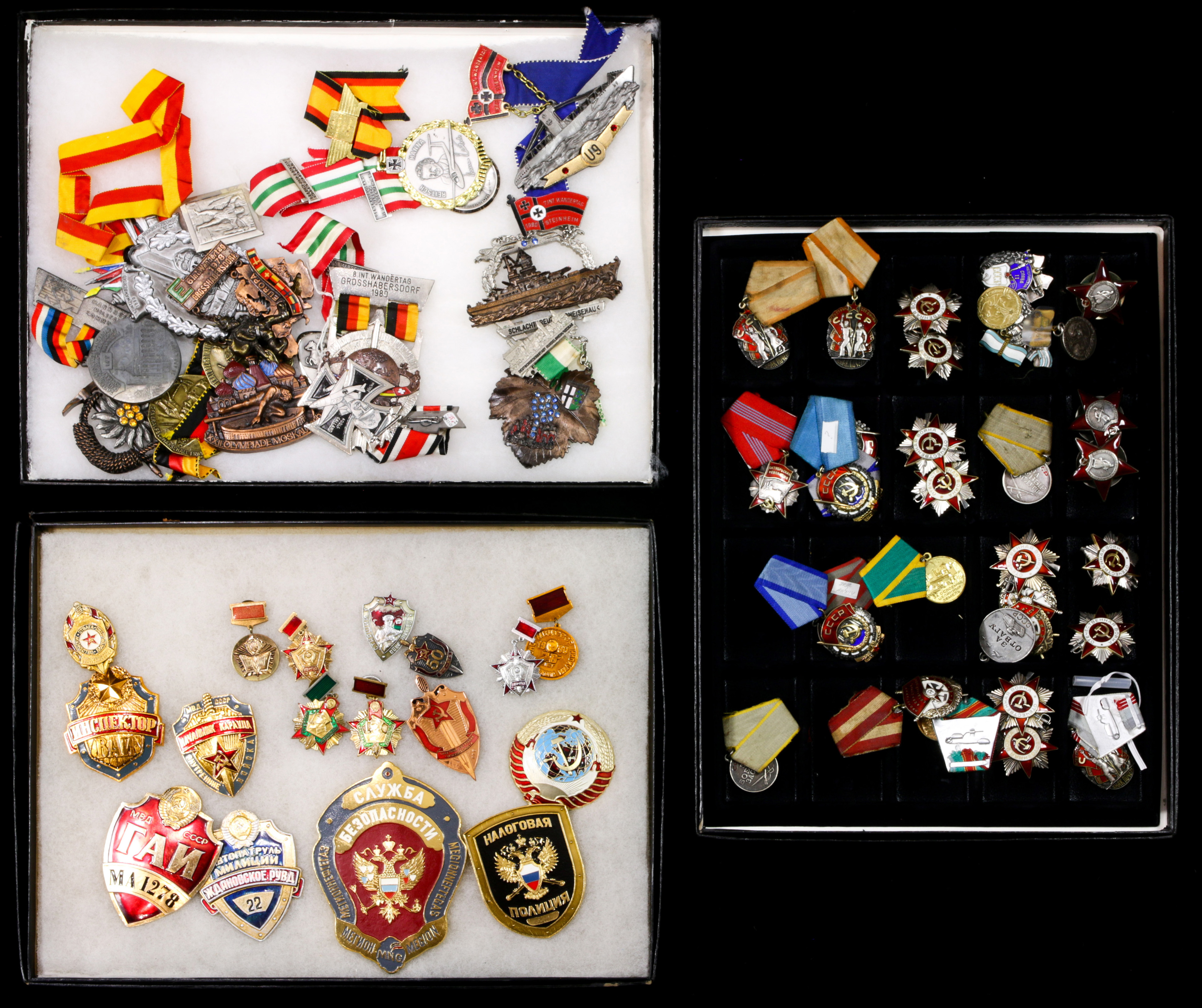 A LOT F MOSTLY COLD WAR MEDALS 3a68c3