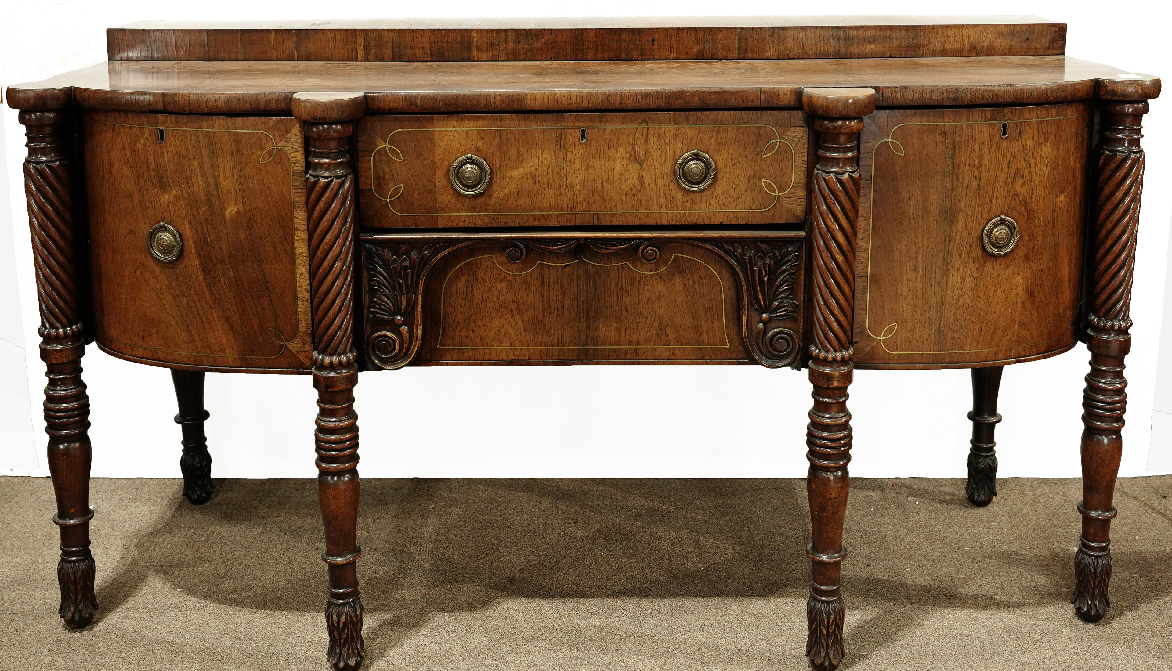 A WILLIAM IV ROSEWOOD SIDEBOARD 3a68c6
