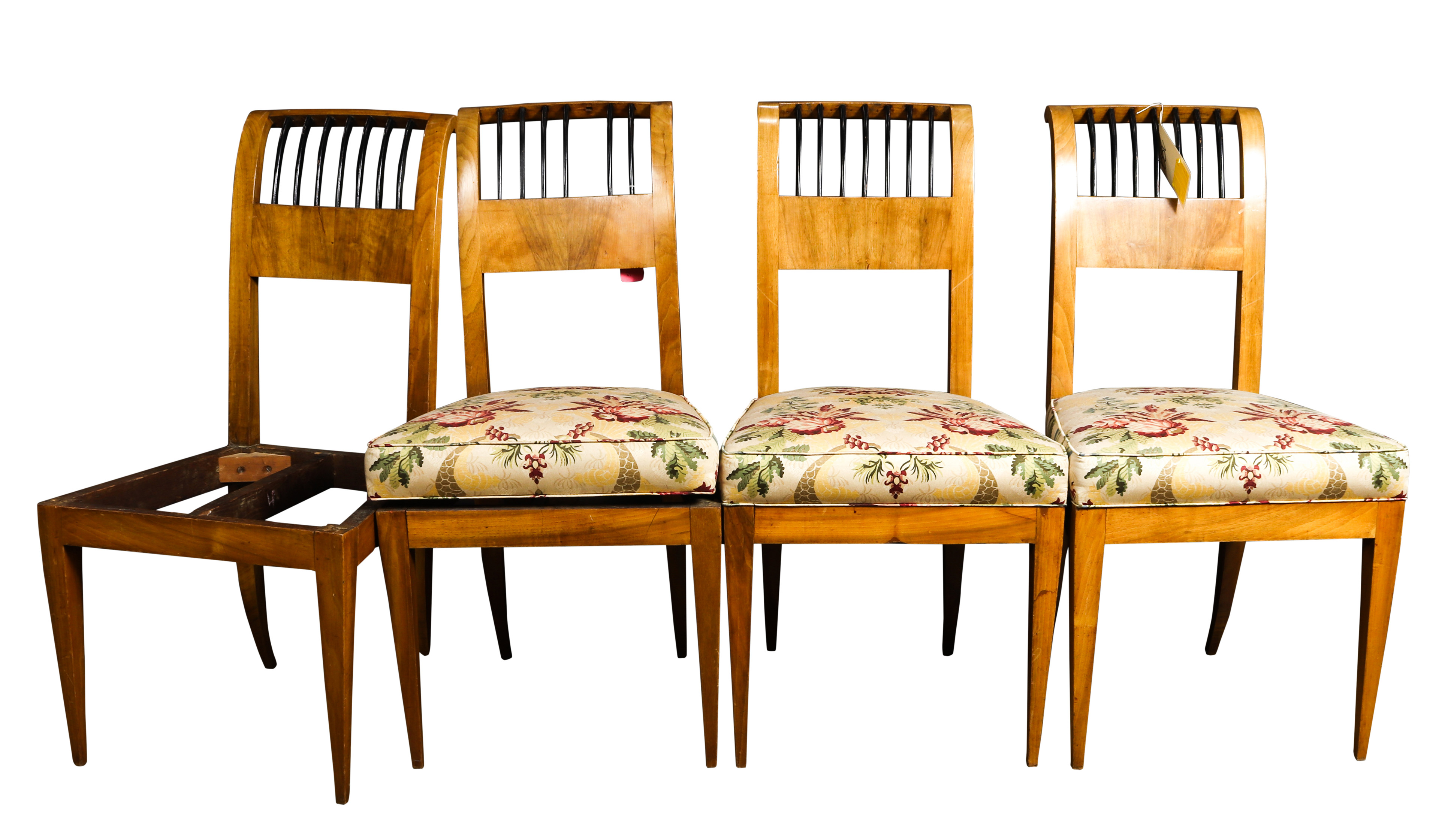 (LOT OF 4) BIEDERMEIER CHAIR GROUP