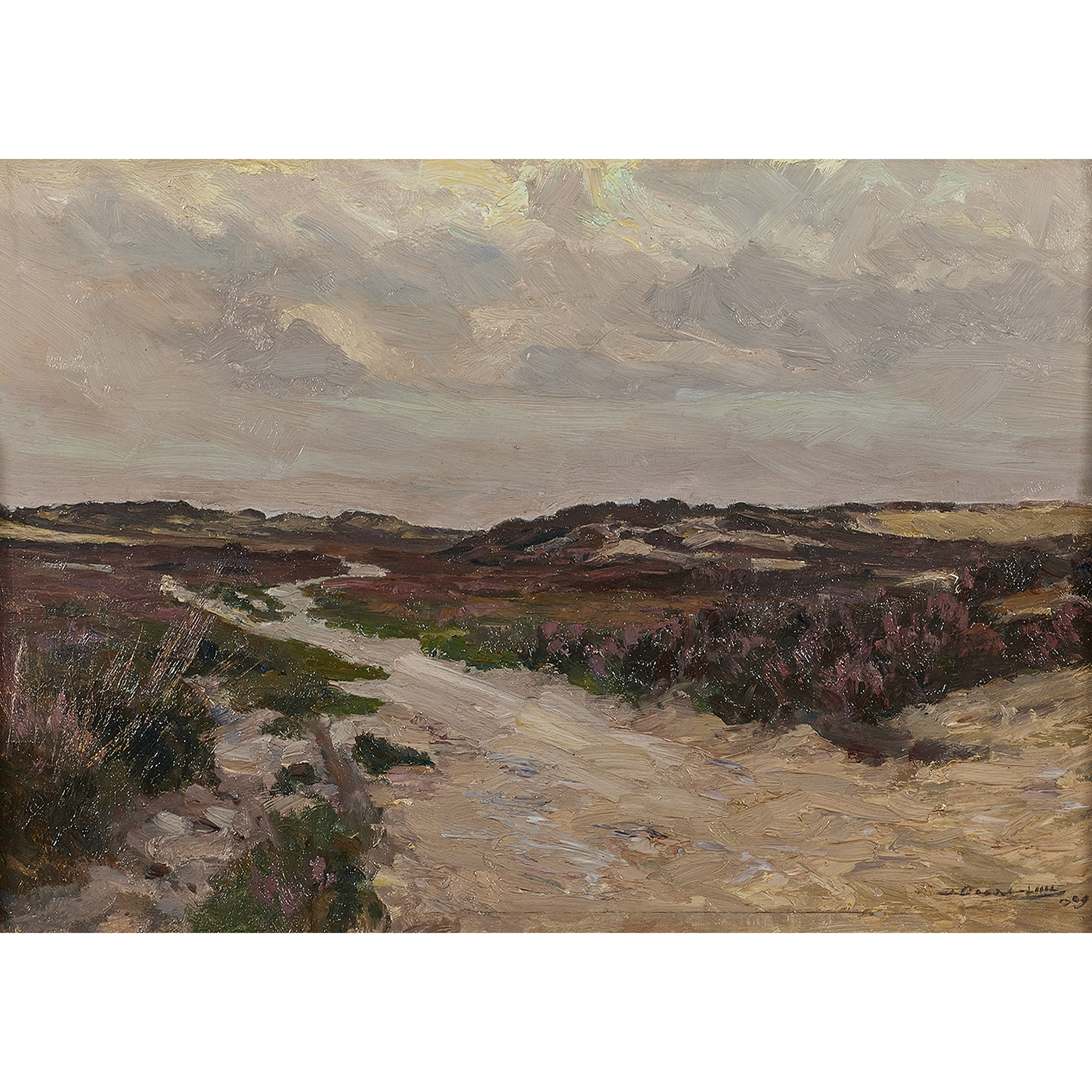 PAINTING VIEW OF THE DUNES 1909 3a6908