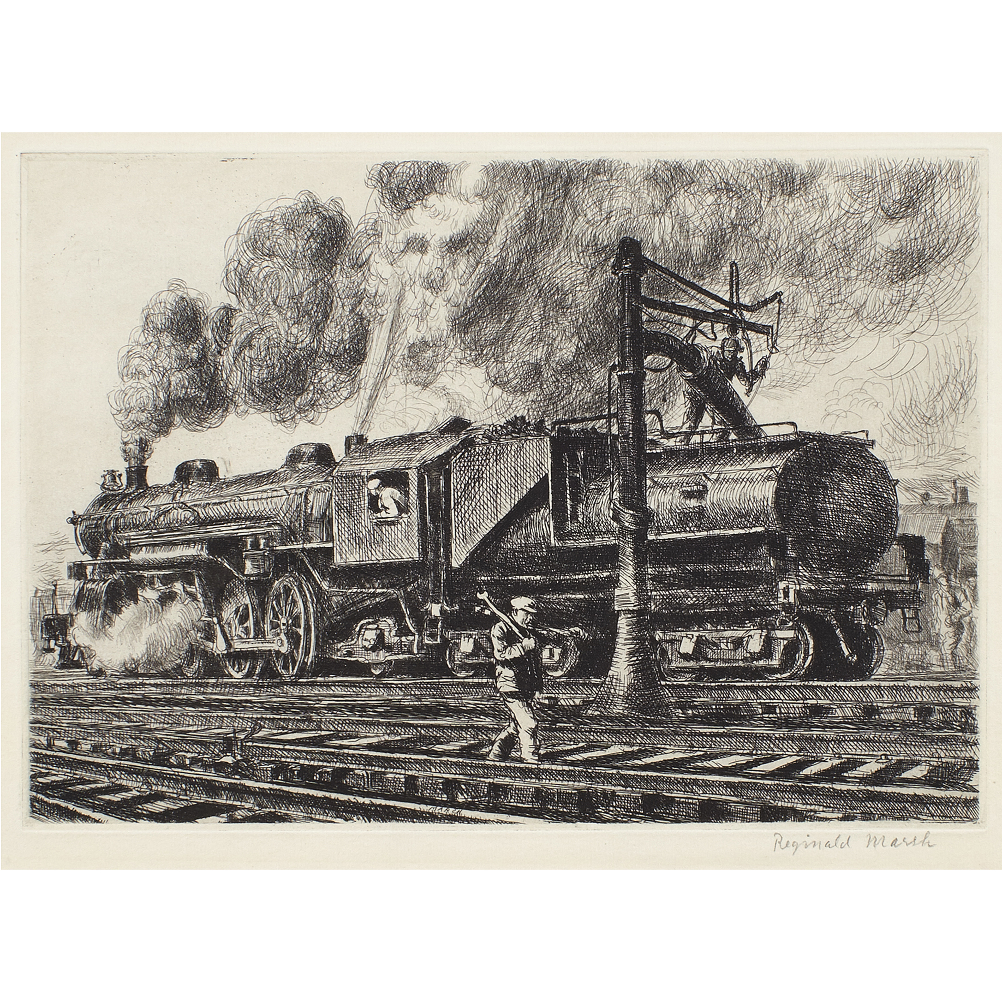 PRINT REGINALD MARSH Reginald 3a6960