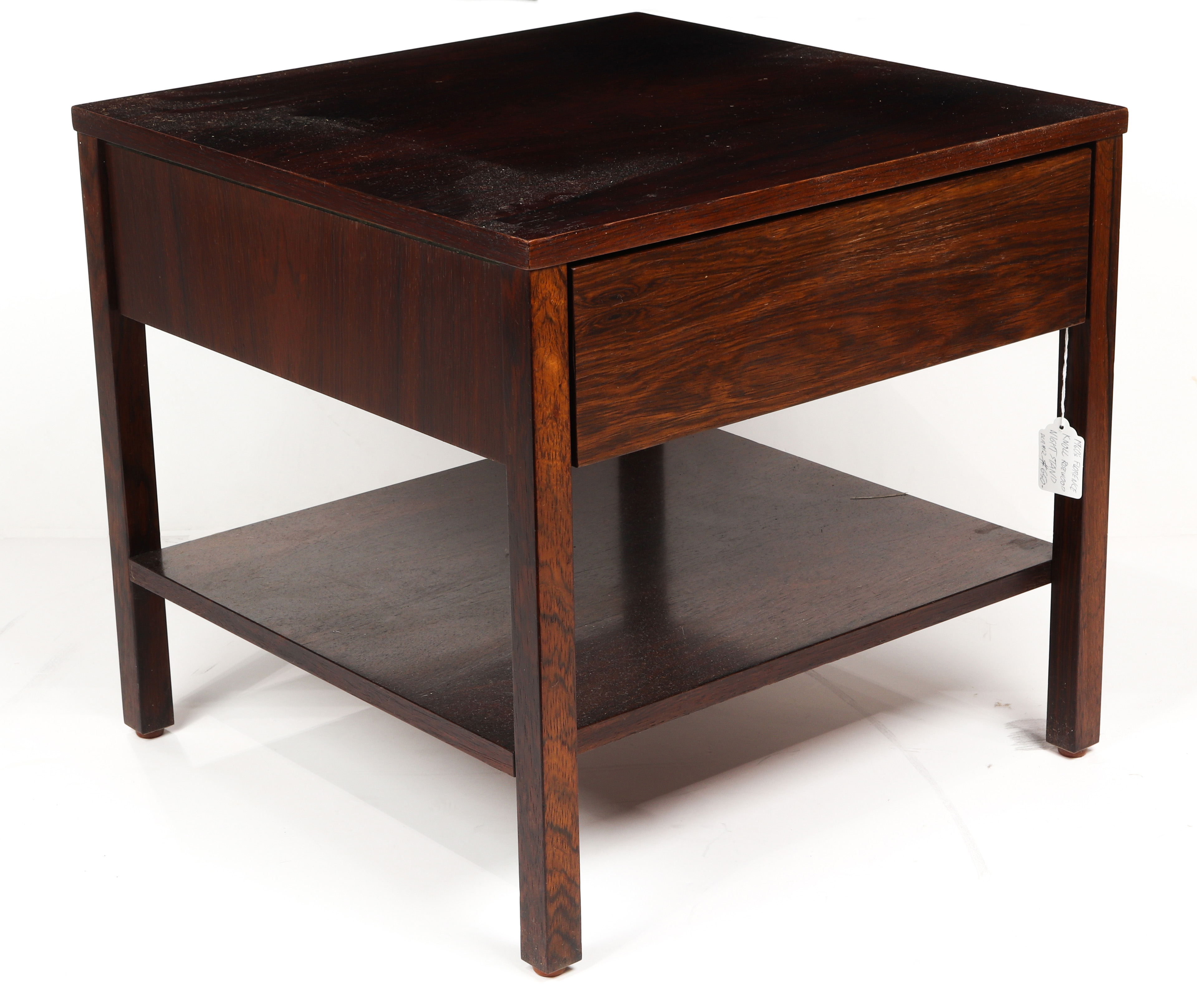 A FLORENCE KNOLL ROSEWOOD OCCASIONAL