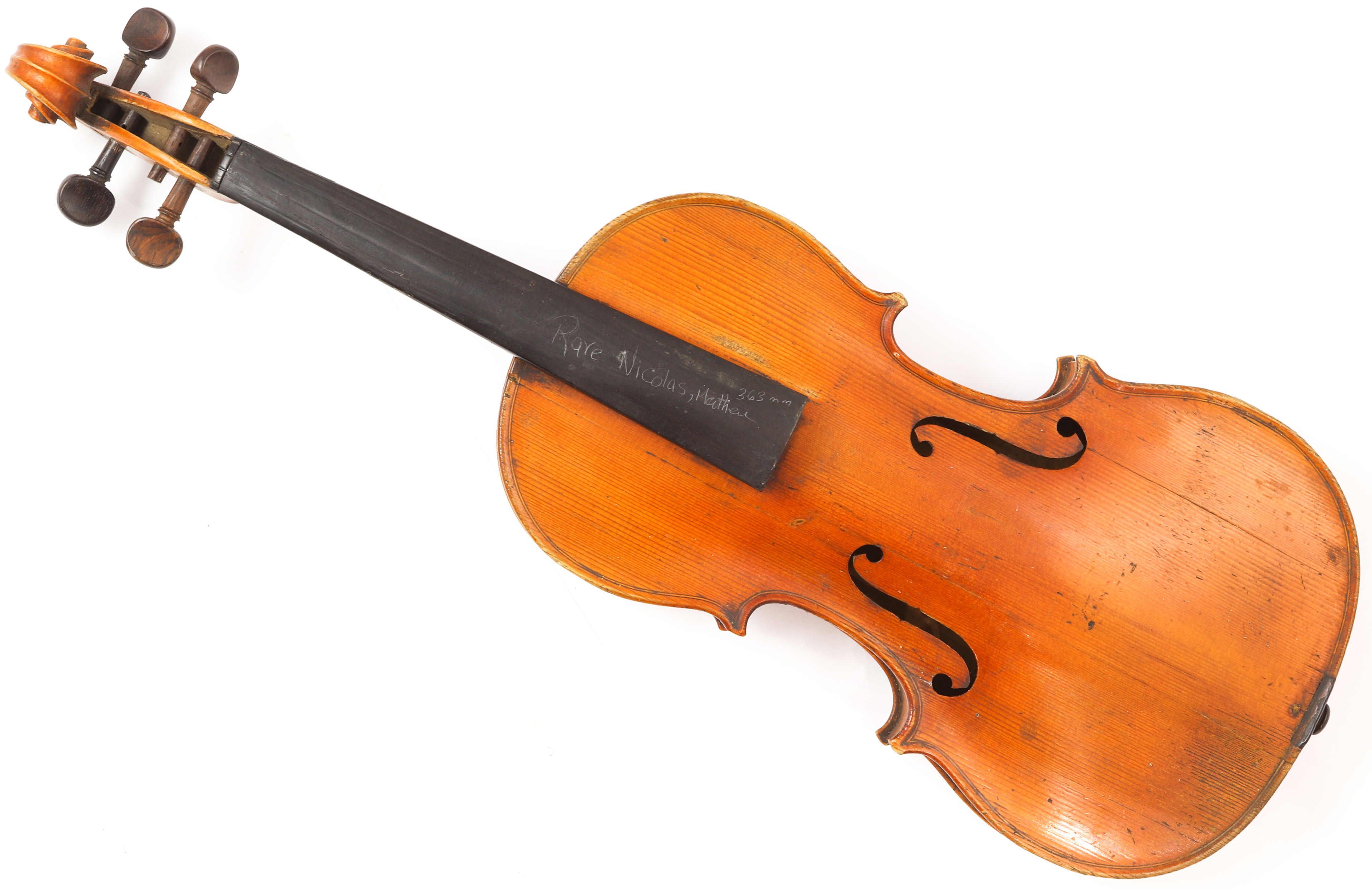 OLD FRENCH FULL SIZE  VIOLIN BRANDED