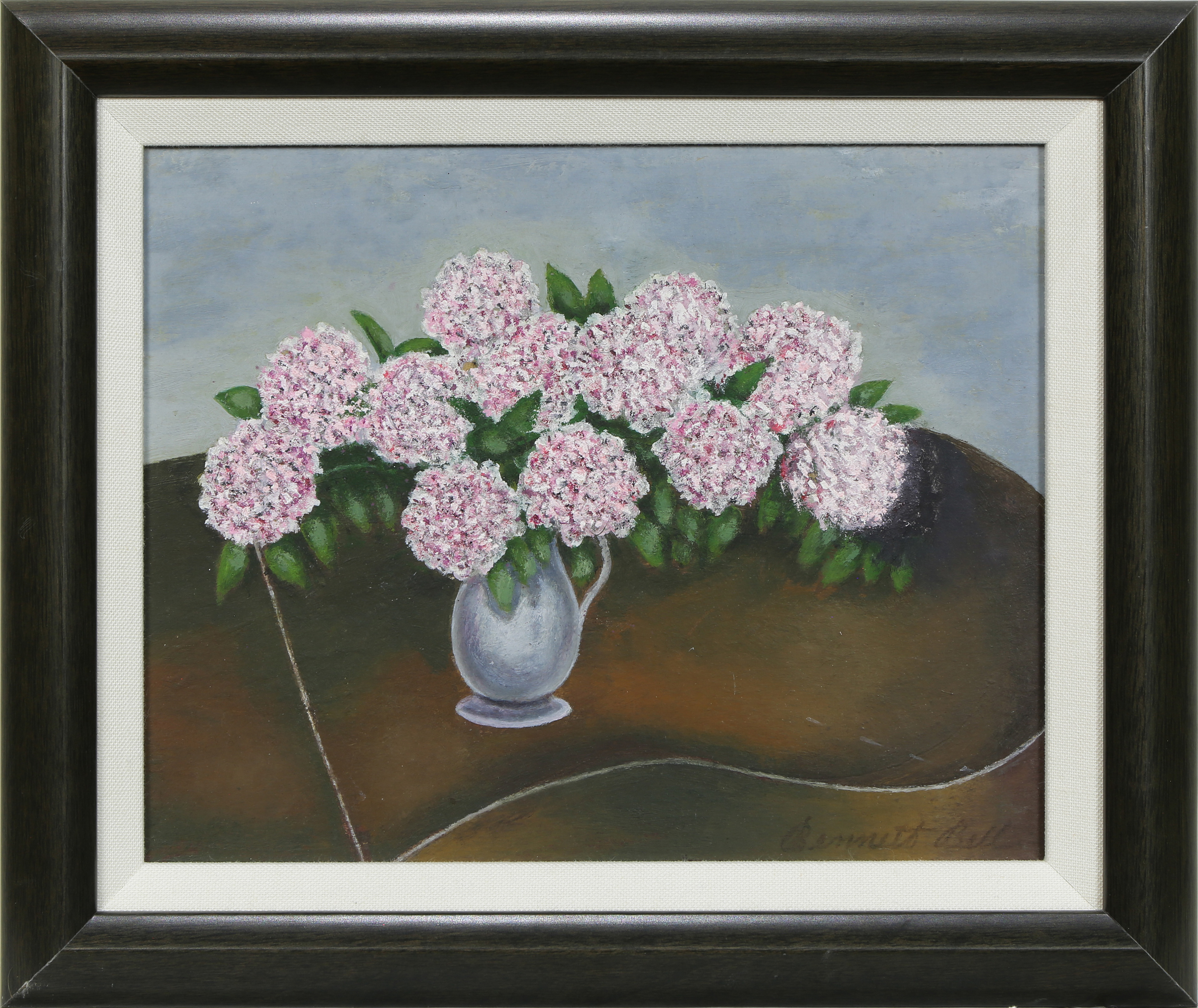 PAINTING STILL LIFE WITH HYDRANGEAS 3a6a80