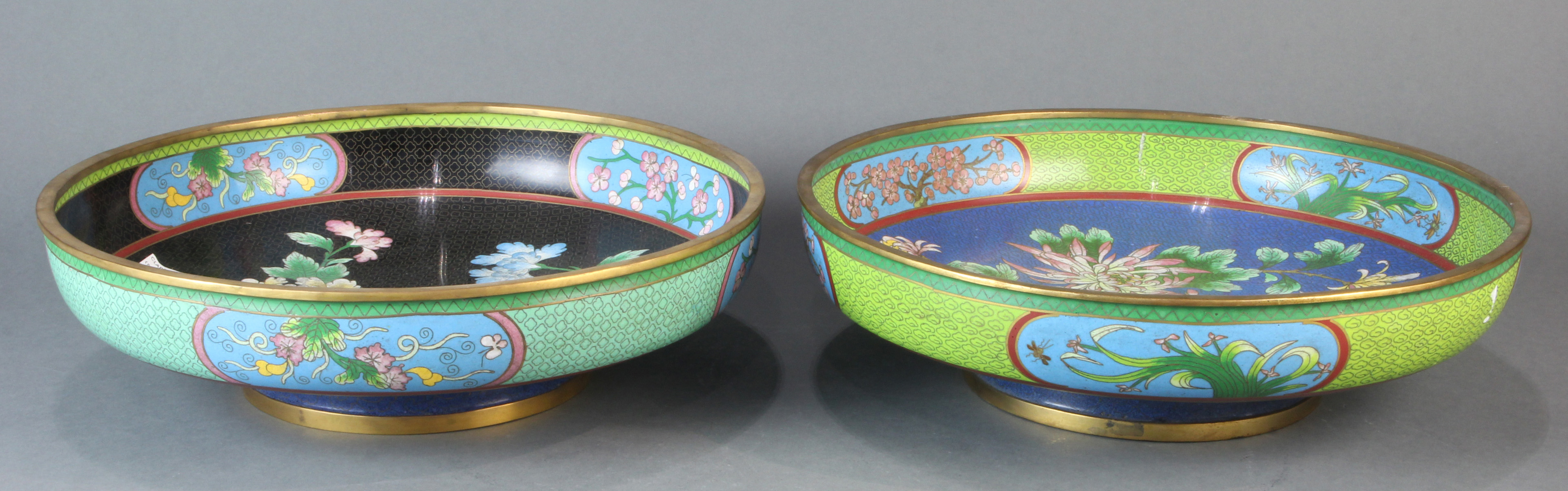 ASSOCIATED PAIR OF CHINESE CLOISONNE 3a6c17