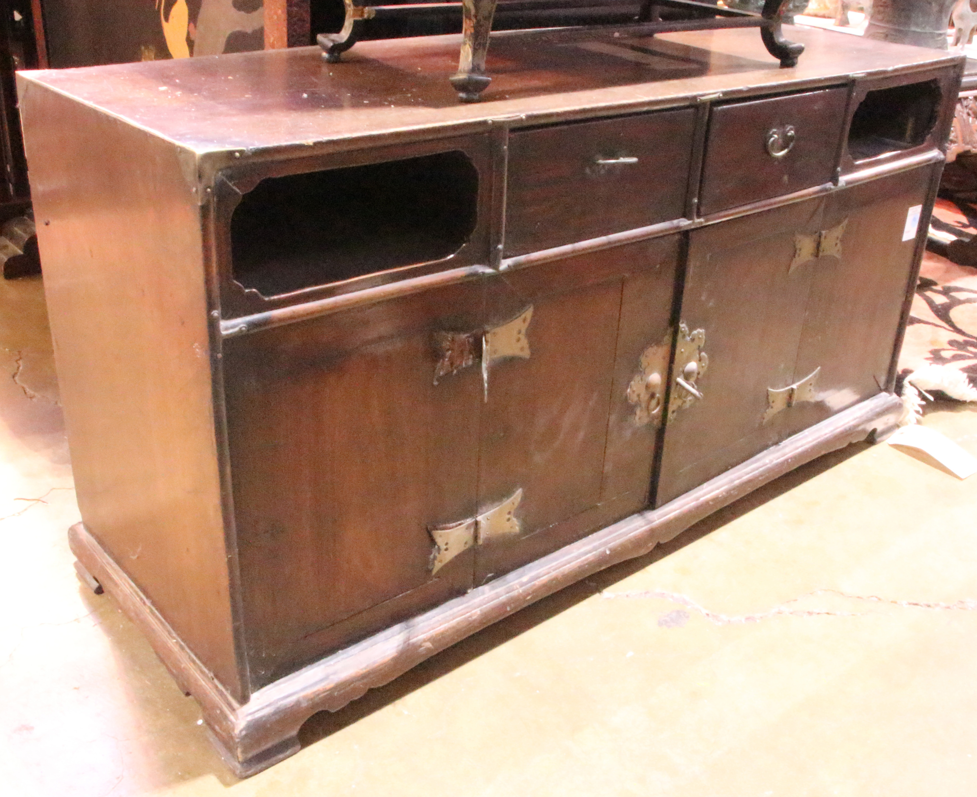 KOREAN OAK LOW "PAPER CHEST" CABINET,