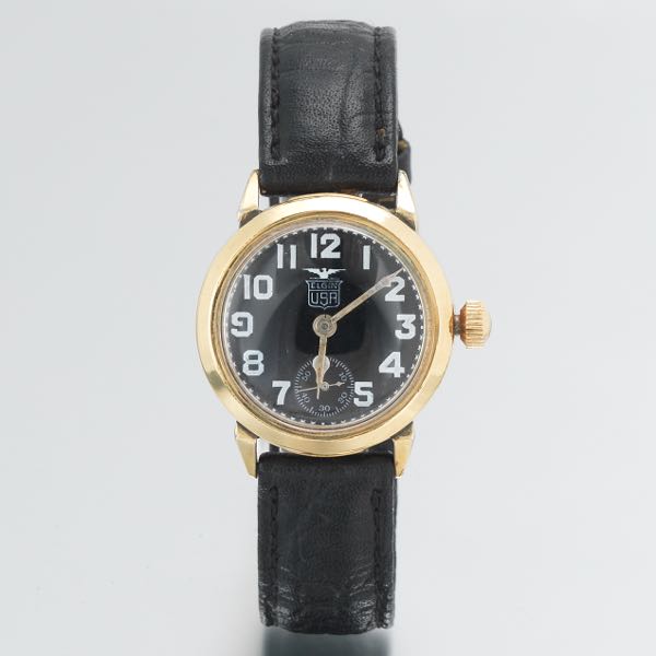 EARLY ELGIN MILITARY STYLE WRISTWATCH 3a6cd2