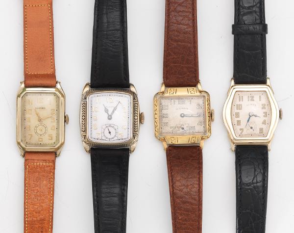 FOUR PERIOD MANUAL WIND WRISTWATCHES