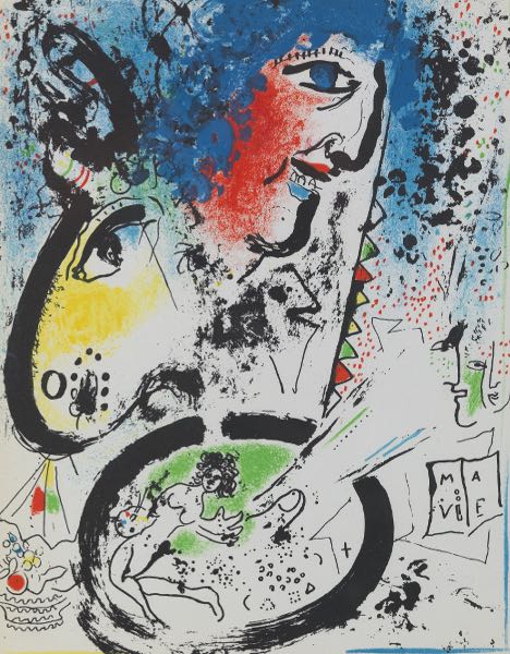 ATTRIBUTED TO MARC CHAGALL RUSSIAN FRENCH  3a6db3