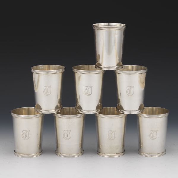 EIGHT STIEFF JULEP CUPS 3 H 3a6e26