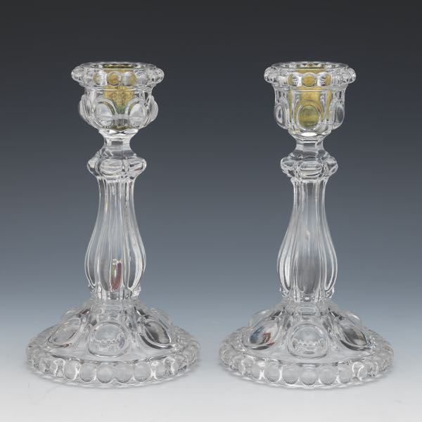 PAIR OF ANTIQUE BACCARAT CRYSTAL