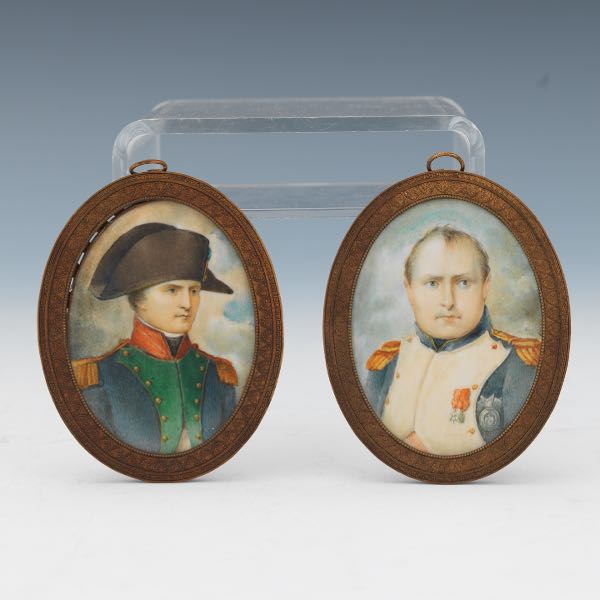 GRAND TOUR TWO MINIATURE PORTRAITS