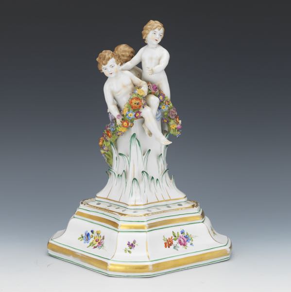 GERMAN SCHIERHOLZ PORCELAIN TWO-PART